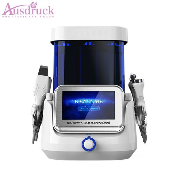 EU TAX FREE 6in1 Nuevo modelo Hydro Dermabrasion Rf Ultrasonido Ultrasónico Skin Scrubber Microcurrent Bio Water Peeling Machine CE