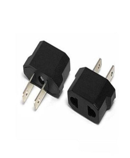 Adaptateur de voyage ue vers US Euro Europe vers US USA, prise d'alimentation murale, convertisseur, 50 pièces, 9185589