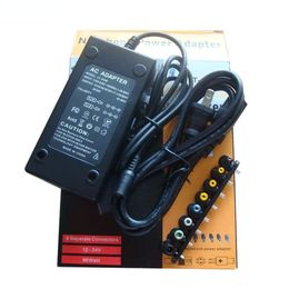 Universal 96W Laptop PC Notebook 15V-24V AC-lader Power Adapter met 8 connectors Broedsnoer