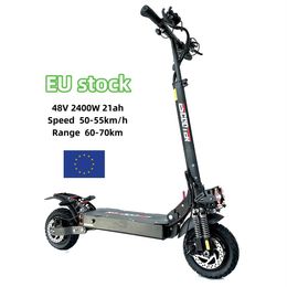 EU UK Stock 48V 2400W Dual Motor Electric Scooter 21Ah Batterij 70 km lange afstand