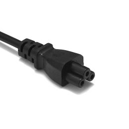 Cable de cordón de alimentación de enchufe de cargador de la computadora portátil de EE Eu para la computadora portátil de 3 pines para HP Dell Toshiba Sony Asus Lenovo Samsung Notebook