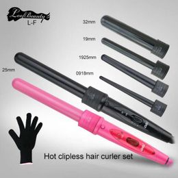 Eu Us Plug 5-in-1 krultangset Haarkrultang Haarkrultang The Wand Haarkruller Roller Cadeauset 0932 mm Krultang Groothandel Rizador De Pelo 5 En 1 The Wand