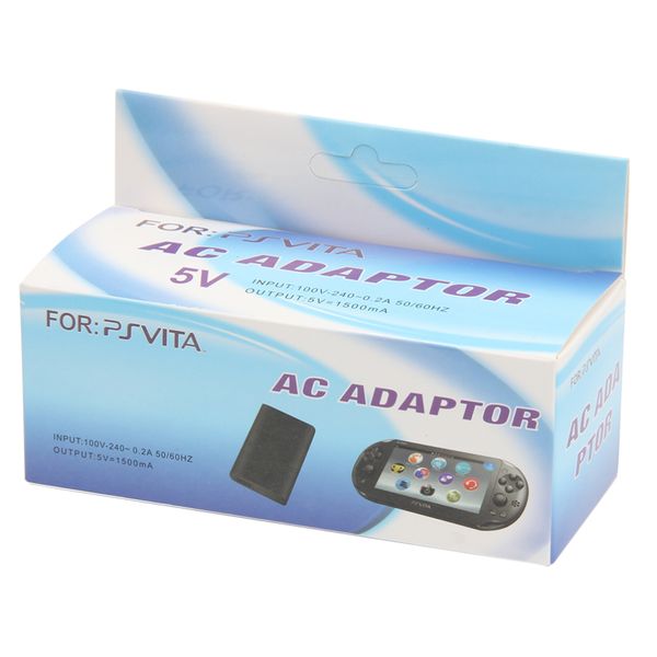 Adaptador de CA para enchufe europeo y estadounidense, cargadores de pared para el hogar, fuente de alimentación, Cable de carga de datos USB para Sony PlayStation PSVita PS Vita PSV 1000