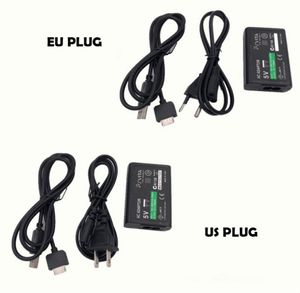 EU US Plug Home Wall Charger Voeding AC Adapter USB Data Synchronisatie Laadkabelsnoer voor Sony PS Vita PSV 10009910024