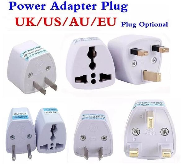 Eu EE. UU. Reino Unido AU cargadores de viaje adaptadores Enchufe de salida en todo el mundo 250 V Adaptador de CA Convertidor de potencia