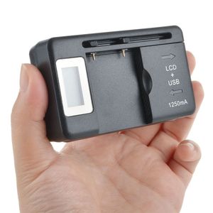 Écran LCD universel EU/US/UK, batterie de téléphone USB AC, station d'accueil murale Li-ion, chargeur de voyage