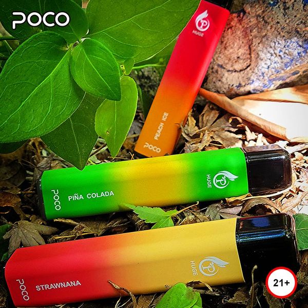 Entrepôt EU USA Petit MOQ 15 ml Poco 5000 Puffs Cigarette électronique rechargeable Vape Pen Style anti-poussière Pod jetable avec 5% de sels agréables 5K Puff Vape