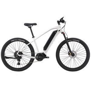 Bicicleta de almacén de la UE 250W bicicleta electrica motor de conducción media 9 velocidad disco hidráulico freno eléctrico bicicleta de montaña ebike