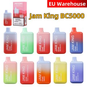 EU Warehouse Jam King BC5000 vape pen puff 5000 groothandel vapers desechables Elektronische sigaret 13 ml Voorgevulde peulen 50 mg 650 mah oplaadbare sapsmaken