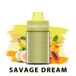 EU Warehouse Savage Crayon Puff 9K Wegwerpvape 9000 Puffs Vapes 10000 10K met 650 mAh Oplaadbare batterij 25 ml Voorgevulde Carts E Sigaretten Luchtstroomcontrole 2% 5%