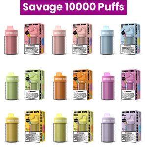 Vapes sauvages jetables 12000 10000 bouffées 25 ml