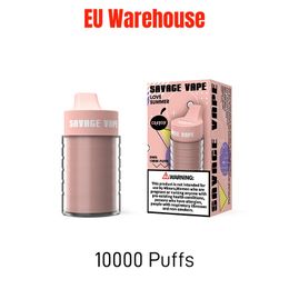 Vapes sauvages Sigaretta Elettronica Puff 10000 10K Puffes 25 ml Flow d'air réglable E Vapers Cig 2% 3% 5% 10 FLAVOR