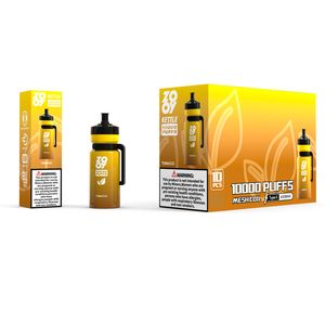 Entrepôt de l'UE Zooy Vape Kettle Puff 10000 Vape 10k 12k 15k Bobine de maille de stylo vape jetable 9kRechargeable Air réglable 2% 5% Dispositif Contrôle du flux d'air du vaporisateur