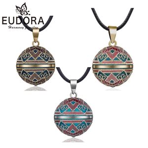 Eudora 20mm Vintage mexicain Bola harmonie carillon boule ange appelant grossesse pendentif collier pour femmes bijoux de mode N14NB319 240329