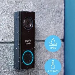 Eufy Security Video Doorbell E340 Cámaras duales con Guard de entrega 2K HD Color Night Vision Wired o Battery 231226