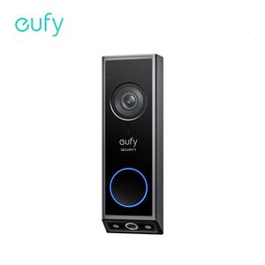 Campainha de vídeo de segurança eufy E340 câmeras duplas com proteção de entrega 2K Full HD visão noturna colorida com fio ou alimentada por bateria 231226