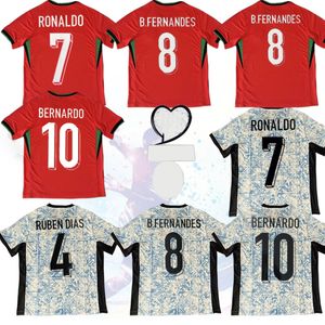 Euro 2024 Portugal kit à manches courtes domicile et extérieur Player Edition Fan Edition Kit de football Kit enfant Kit adulte