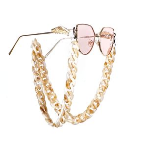 Euro-Am Hotsale chaîne de lunettes en perles acryliques multicolores chaîne de corde de lunettes Vintage
