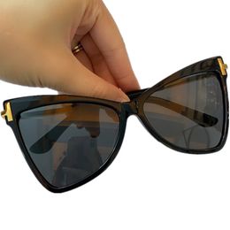 Mode individuele desi dames grote vlinder zonnebril UV400 HD gradi￫ntlens 61-14-135 S767 Model gepolariseerde bril voor recept fullset pakking case