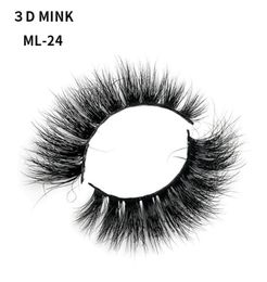 Euro Chic Girls Makeup 3d Real Mink Hairs Faux Céliens étend naturellement de petits grappes de cils moelleux Wispy Lash Smokey Smo4380778