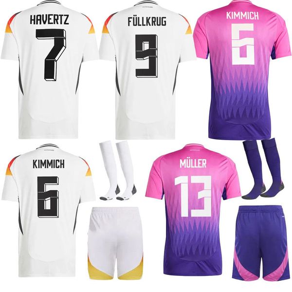 Eurocopa 2024 Alemania camisetas de fútbol HUMMELS GNABRY KROOS DRAXLER REUS MULLER GOTZE 24 25 kits de fútbol para niños camiseta de fútbol para niños uniforme