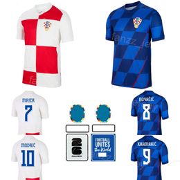 Euro Cup Soccer Croacia 4 Josko Gvardiol Jersey 24/25 17 Bruno Petkovic 10 Luka Modric 22 Josip Juranovic Nikola Vlasic Lovro Majer National Team Wask Shirt Kits