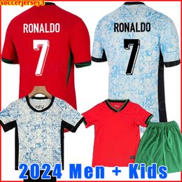 Euro Portugal Jersey Portuguesa voetbalshirts RUBEN RONALDO Portugieser 2024 2025 Portugees voetbalshirt 24 25 Heren kindertenuesets Team Portugals 33