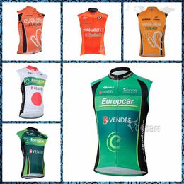 EUROPCRA EUSKALTEL team Fietsen Mouwloze jersey Vest Nieuwe racefiets Sneldrogend Ademend Ropa Ciclismo MTB U50825