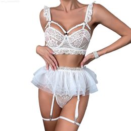 Europa en Amerika Kant sexy ondergoed intimi lingerie vrouwen sexy hete lingerie pure lingerie stripper outfit