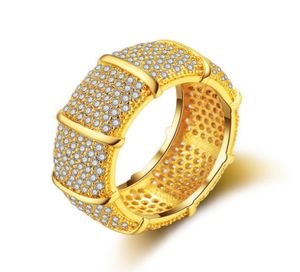 Europa and America Men Women Rings Gold Silver Color Full CZ Rings for Men Women For Party Wedding Gift1858363