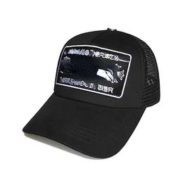 Europa en Amerika Mens Canvas Ball Caps Designers Cap Trucker Hat Fashion Letters Baseball Hats Men Casquette