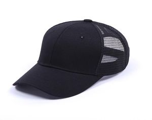 Europa en Amerika Zomer Zonnehoed Katoen Baseball Cap Balpet Zhamao Verstelbare Mesh Cap Dome Groot Zwart Wit Khaki9804291