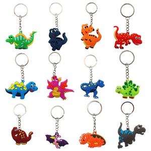 Porte-clés dinosaure en Europe et aux états-unis, petits cadeaux de fête, artisanat en PVC, pendentif de voiture, accessoires, jouets dinosaures, livraison gratuite