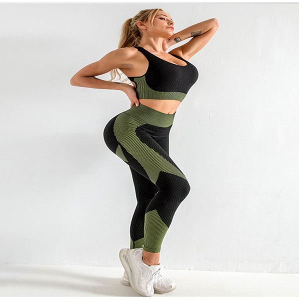 Modelos de explosión de Europa y Estados Unidos, caderas tejidas con agujas sin costuras, secado rápido, ropa deportiva, ropa deportiva con cremallera, paño de yoga 4305302