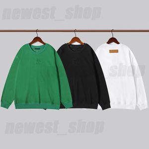 Europe automne designer luxe pour hommes femmes hoodies vêtements vert classique 3D lettre sweat-shirt coton décontracté pull-hotte saut à capuche à capuche à capuche