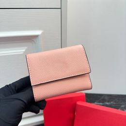Europa bestverkopende opbergportemonnee modeontwerper portemonnee leer originele doos luxe ritstas mini-portemonnee voor dames