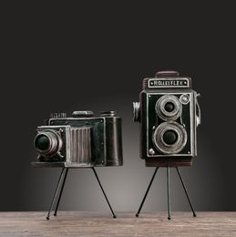 Europa Creatieve Hars Camera Beeldjes Bar Vintage Standbeeld Home Decor Crafts Room Decoration Objects Retro Model Figurines Geschenken