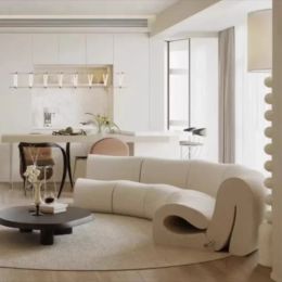 Europa Sofas Nórdicas Diseñador de salón moderno elegante sofá moderno cómodo