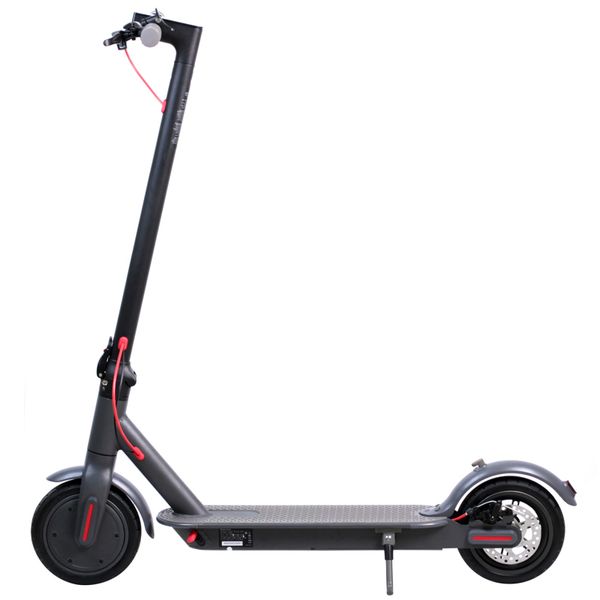 Offre spéciale Europe Scooter électrique 350w 36v 8.5inch Max 25km / h M365 D8 PRO E-bike étanche avec Bluetooth APPS Scooter pliable intelligent