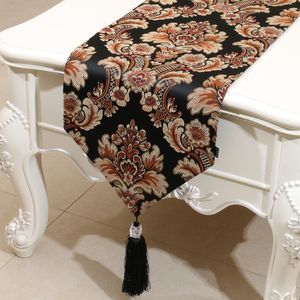 Europa stijl reliëf jacquard rustieke tafel runner american stijl high-end koffietafel doek rechthoek mode eettafel matten 200x33 cm