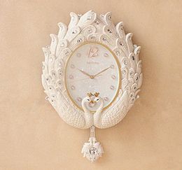 Reloj de pared de estilo Europa en la sala de estar Fashion creative mute Art simple reloj de pared de lujo reloj de pared moderno 6237030