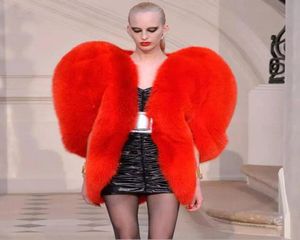 Europe Sweet Heart Faux Fur Cloak Ment Femmes Fashion Automne Hiver Personnalisés Extérieur chaud W9979353873