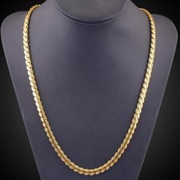 Europe États-Unis commerce extérieur approvisionnement collier pour hommes or 18 carats - chaîne de clavicule plaquée hip - hop bijoux 3079