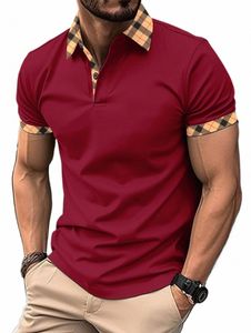Europe États-Unis Nouveaux hommes Chemise décontractée Chemise ample Chemise à manches LG T-shirt Été et Automne Loisirs Beaux hommes I1Q1 #