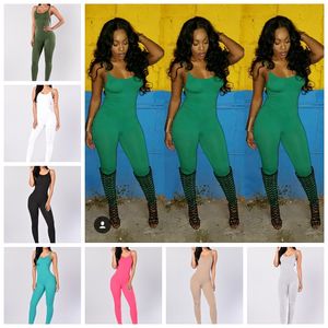 Europa Verenigde Staten Trend Pure Color Sling Mouwloos Tight Body Halter Piece S M L XL Ondersteuning Mixed Batch