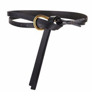 Européenne américaine boucle ceinture manteau décoratif ceintures en cuir femmes taille joint à la mode en plein air rue Style ceinture