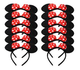Sequins de mode américaine européens Bowknot Belle Maison des oreilles de souris Heads-Tif pour le voyage Festiv Enfants Migne Ears Hair Card High 9706505