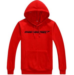 European American Heren Sweatshirts Stark Industries Style Printed Hooded Sweaters