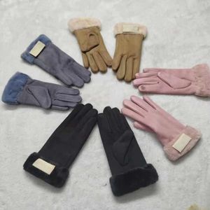 Los guantes de mujer europeos y americanos de otoño-invierno son cálidos y modernos2537