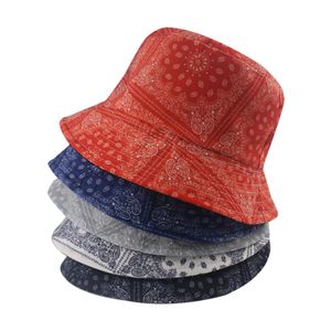 Party Hats European and American Cashew Nut Printing Fisherman Hat Korean Heren en Dames Street Sun Cap Bucket Hats T2I51915